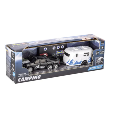 Mini RC Car mit Wohnwagen, Revell Control Ferngesteuertes Mini Auto Mini RC Car mit Wohnwagen, Revell Control Ferngesteuertes Mini Auto