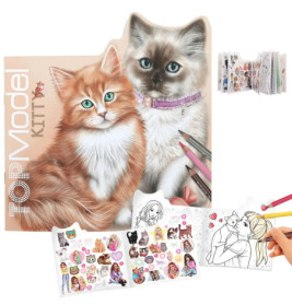 TOPModel Kitty Malbuch figürlich KITTY and DOGGY