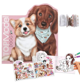 TOPModel Doggy Malbuch figürlich KITTY and DOGGY