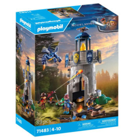Playmobil Novelmore Set: Steinturm, Ritter, Drache, Lagerfeuer, 89 Teile, für Kinder von 4-10 Jahren.