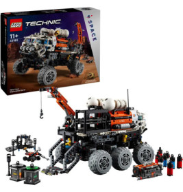 LEGO Technic Mars Exploration Rover Set mit Box, Rovermodell, Kran sowie Zubehör und Werkzeugen.
