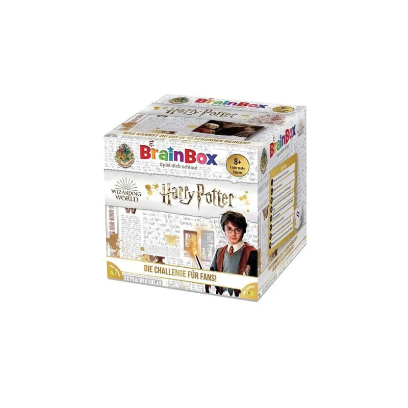 BrainBox Harry Potter Spielbox mit Harry Potter Motiv und Design aus der Welt der Zauberei.