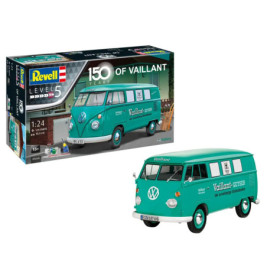 Geschenkset  150 years of Vaillant VW T1 Bus, Revell Modellbausatz mit Basiszubehör