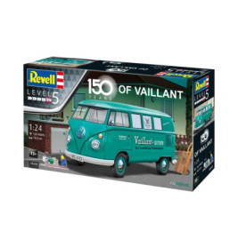 Geschenkset  150 years of Vaillant VW T1 Bus, Revell Modellbausatz mit Basiszubehör