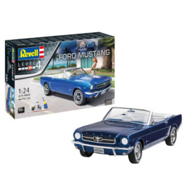 Geschenkset 60th Anniversary of Ford Mustang , Revell Modellbausatz mit Basiszubehör