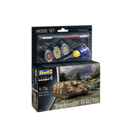 Revell Jagdpanzer IV (L/70) Modellbausatz, Maßstab 1:76, inklusive Farben, Kleber und Pinsel.