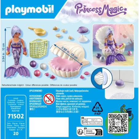 PLAYMOBIL 71502 Meerjungfrau mit Perlmuschel