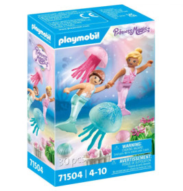 PLAYMOBIL 71504 Meerjungfrauen-Kinder mit Quallen