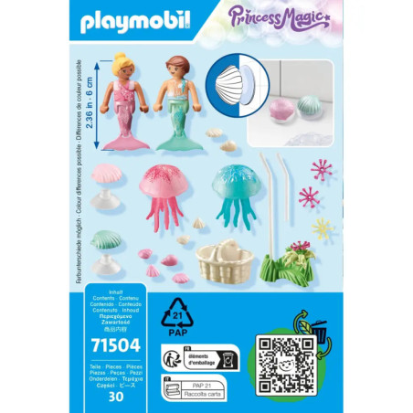 PLAYMOBIL 71504 Meerjungfrauen-Kinder mit Quallen