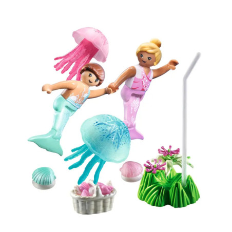 PLAYMOBIL 71504 Meerjungfrauen-Kinder mit Quallen
