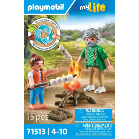 PLAYMOBIL 71513 Lagerfeuer mit Marshmallows