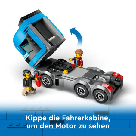 60408 Autotransporter mit Sportwagen