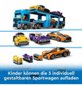 60408 Autotransporter mit Sportwagen