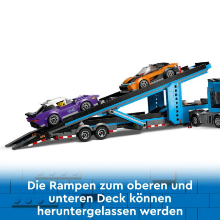 60408 Autotransporter mit Sportwagen