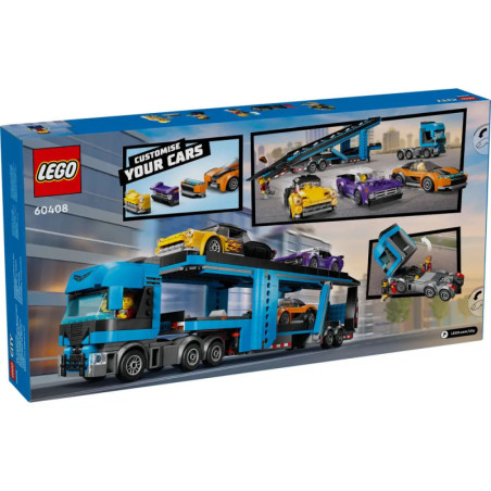 60408 Autotransporter mit Sportwagen