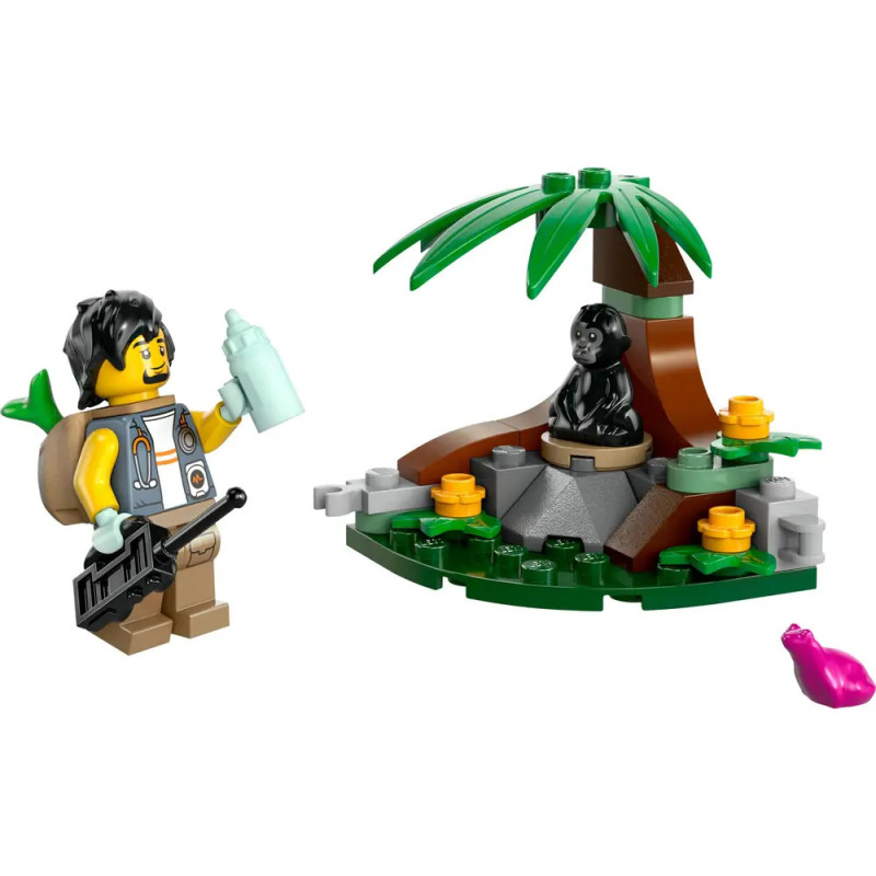 30665 Dschungelforscher mit Baby-Gorilla