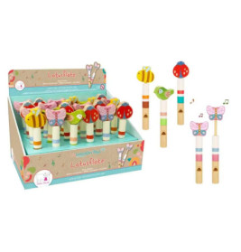 Lotusflöte Holzspielzeug sortiert