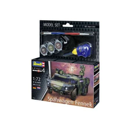 Model Set Spähwagen Fennek, Revell Modellbausatz mit Basiszubehör