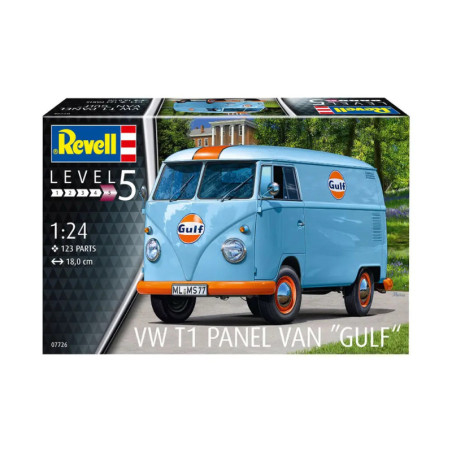 VW T1 panel van Gulf, Revell Modellbausatz