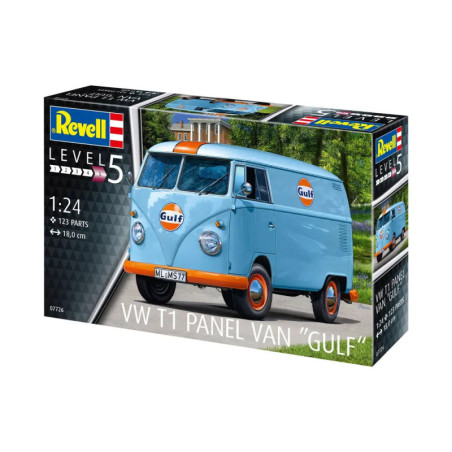VW T1 panel van Gulf, Revell Modellbausatz