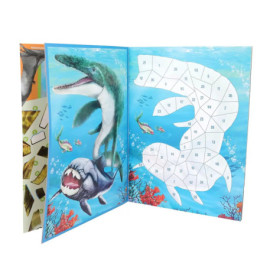 Dino World Number Sticker