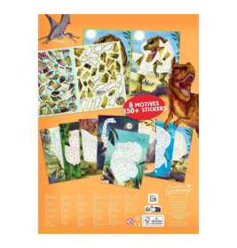 Dino World Number Sticker