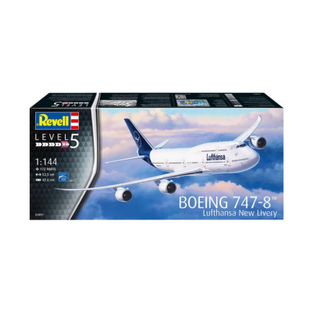 Boeing 747-8 Lufthansa New Livery, Revell Modellbausatz