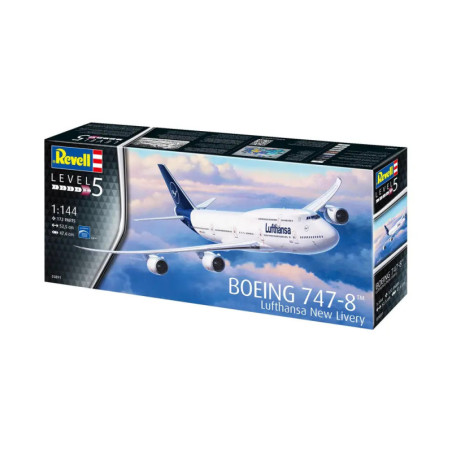 Boeing 747-8 Lufthansa New Livery, Revell Modellbausatz