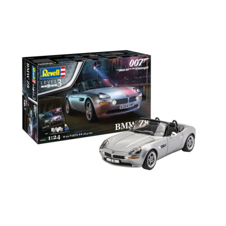 Geschenkset James Bond BMW Z8, Revell Modellbausatz mit Basiszubehör