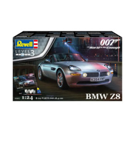 Geschenkset James Bond BMW Z8, Revell Modellbausatz mit Basiszubehör