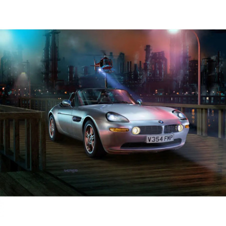Geschenkset James Bond BMW Z8, Revell Modellbausatz mit Basiszubehör