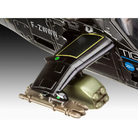 Geschenkset James Bond Eurocopter Tiger, Revell Modellbausatz mit Basiszubehör