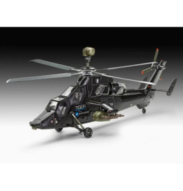 Geschenkset James Bond Eurocopter Tiger, Revell Modellbausatz mit Basiszubehör