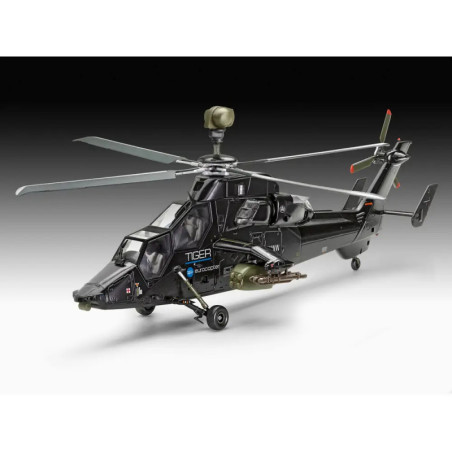 Geschenkset James Bond Eurocopter Tiger, Revell Modellbausatz mit Basiszubehör