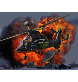 Geschenkset James Bond Eurocopter Tiger, Revell Modellbausatz mit Basiszubehör