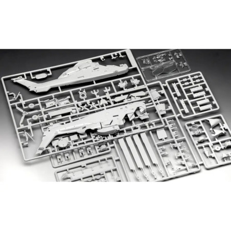 Geschenkset James Bond Eurocopter Tiger, Revell Modellbausatz mit Basiszubehör
