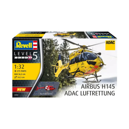 Airbus H145 ADAC Luftrettung , Revell Modellbausatz