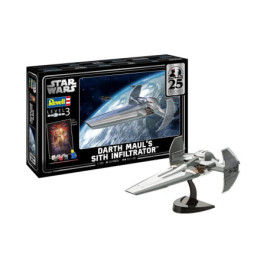 Geschenkset Darth Maul s Sith Infiltrator™, Revell Modellbausatz mit Basiszubehör