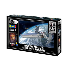 Geschenkset Darth Maul s Sith Infiltrator™, Revell Modellbausatz mit Basiszubehör