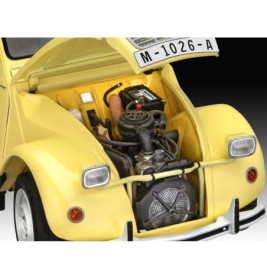 Geschenkset James Bond Citroen 2 CV, Revell Modellbausatz mit Basiszubehör