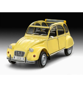 Geschenkset James Bond Citroen 2 CV, Revell Modellbausatz mit Basiszubehör