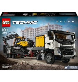 42175 Volvo FMX LKW mit EC230 Electric Raupenbagger
