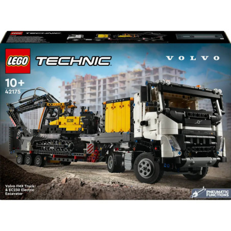 42175 Volvo FMX LKW mit EC230 Electric Raupenbagger