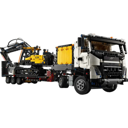 42175 Volvo FMX LKW mit EC230 Electric Raupenbagger
