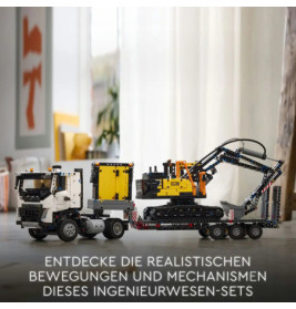 42175 Volvo FMX LKW mit EC230 Electric Raupenbagger