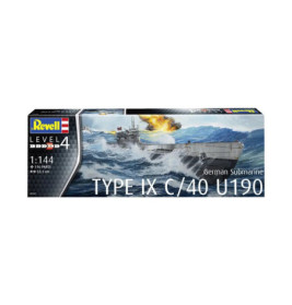 German Submarine Type IX C 40 U190, Revell Modellbausatz