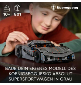 42173 Koenigsegg Jesko Absolut Supersportwagen in Grau