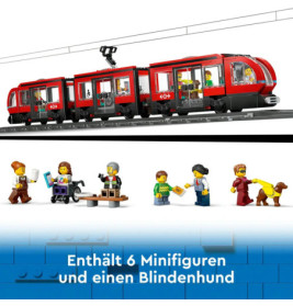 60423 Straßenbahn mit Haltestelle