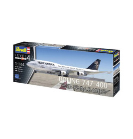 Revell Modellbausatz: Iron Maiden Ed Force One Boeing 747-400, Maßstab 1:144, Schwierigkeitsgrad 4.