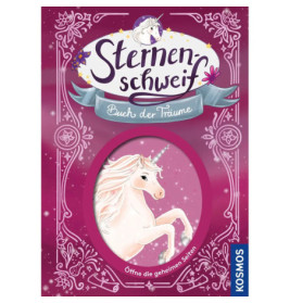 Eine pinke Box mit einem Einhornbild.